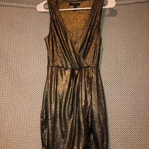 Sparkly gold,silver, and black dress